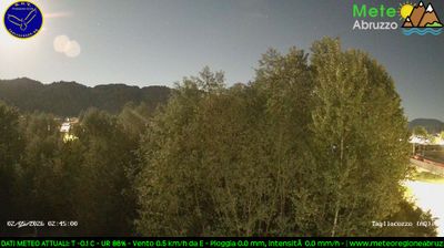 immagine della webcam nei dintorni di Rocca di Cambio: webcam Tagliacozzo