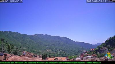 immagine della webcam nei dintorni di Monte Livata: webcam Arsoli