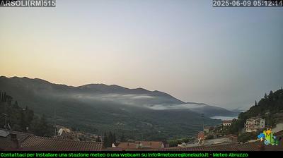 immagine della webcam nei dintorni di Pescorocchiano: webcam Arsoli
