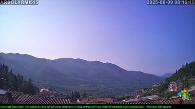 immagine della webcam nei dintorni di Colle di Tora: webcam Arsoli