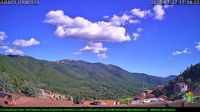 immagine della webcam nei dintorni di Genazzano: webcam Arsoli