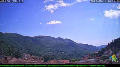 immagine della webcam nei dintorni di Castel San Pietro Romano: webcam Arsoli