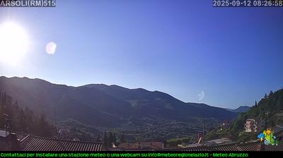 immagine della webcam nei dintorni di Castellafiume: webcam Arsoli