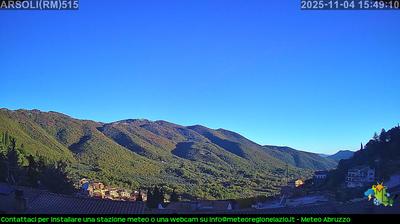 immagine della webcam nei dintorni di Pescorocchiano: webcam Arsoli