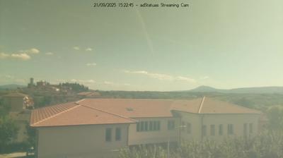 immagine della webcam nei dintorni di San Quirico d'Orcia: webcam Montepulciano Stazione