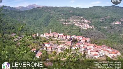 immagine della webcam nei dintorni di Castel Vittorio: webcam Borghetto d'Arroscia