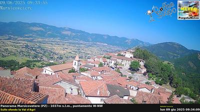 immagine della webcam nei dintorni di Monte Sirino: webcam Marsicovetere