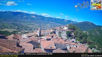 immagine della webcam nei dintorni di Monte Sirino: webcam Marsicovetere