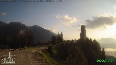 immagine della webcam nei dintorni di Passo Coe: webcam Valli del Pasubio