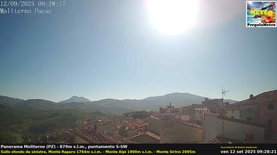 immagine della webcam nei dintorni di Monte Sirino: webcam Moliterno