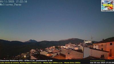 immagine della webcam nei dintorni di Sapri: webcam Moliterno