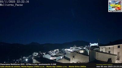 immagine della webcam nei dintorni di Monte Sirino: webcam Moliterno