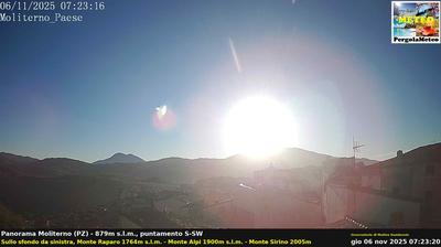 immagine della webcam nei dintorni di Marsico Nuovo: webcam Moliterno
