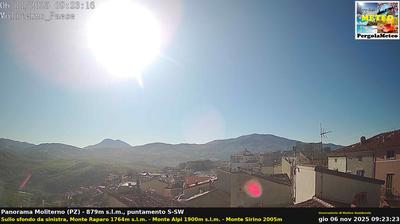 immagine della webcam nei dintorni di Sanza: webcam Moliterno