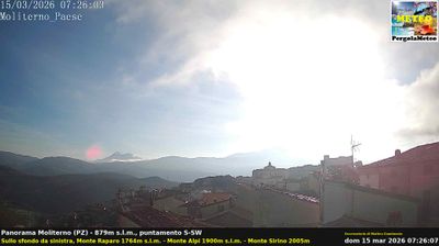 immagine della webcam nei dintorni di Abriola: webcam Moliterno
