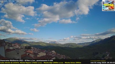 immagine della webcam nei dintorni di Monte Sirino: webcam Moliterno