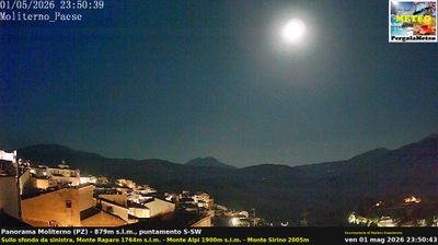 immagine della webcam nei dintorni di Sapri: webcam Moliterno