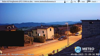 Preview delle webcam di Verghereto › Nord: Mount Fumaiolo