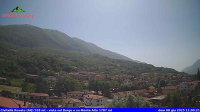 immagine della webcam nei dintorni di Campo Staffi: webcam Civitella Roveto