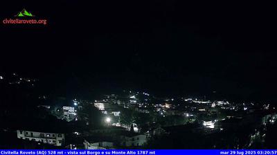 immagine della webcam nei dintorni di Monte Livata: webcam Civitella Roveto