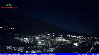 immagine della webcam nei dintorni di Monte Livata: webcam Civitella Roveto
