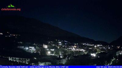 immagine della webcam nei dintorni di Ovindoli: webcam Civitella Roveto