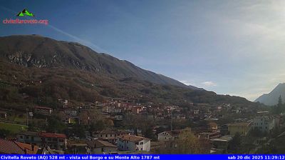 immagine della webcam nei dintorni di Monte Livata: webcam Civitella Roveto
