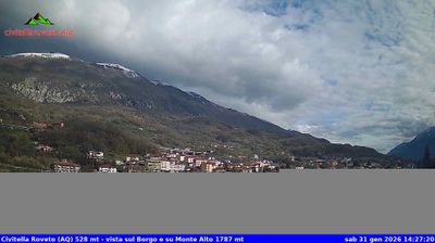 immagine della webcam nei dintorni di Campo Staffi: webcam Civitella Roveto