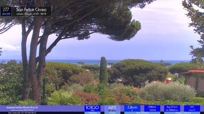 immagine della webcam nei dintorni di Sperlonga: webcam San Felice Circeo