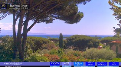 immagine della webcam nei dintorni di Terracina: webcam San Felice Circeo