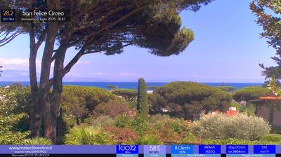 immagine della webcam nei dintorni di Borgo Sabotino: webcam San Felice Circeo