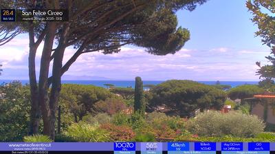 immagine della webcam nei dintorni di Sezze: webcam San Felice Circeo