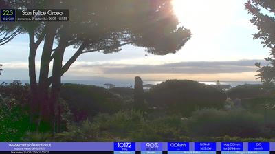 immagine della webcam nei dintorni di Terracina: webcam San Felice Circeo