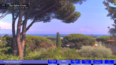 immagine della webcam nei dintorni di Sabaudia: webcam San Felice Circeo