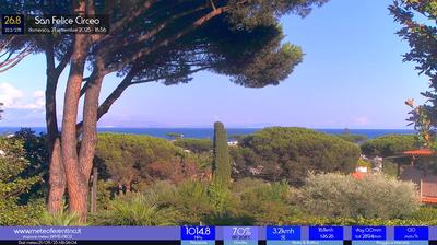 immagine della webcam nei dintorni di Fondi: webcam San Felice Circeo