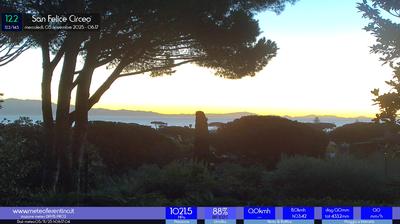 immagine della webcam nei dintorni di Latina: webcam San Felice Circeo
