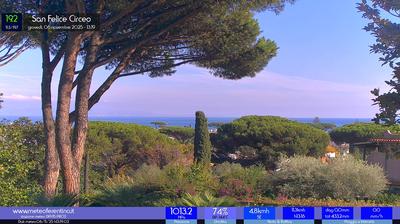 immagine della webcam nei dintorni di Sabaudia: webcam San Felice Circeo