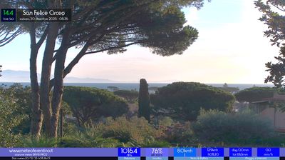 immagine della webcam nei dintorni di Sabaudia: webcam San Felice Circeo