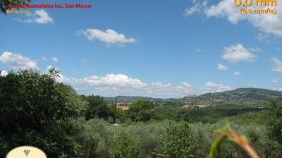 immagine della webcam nei dintorni di Monteleone di Spoleto: webcam Montefalco