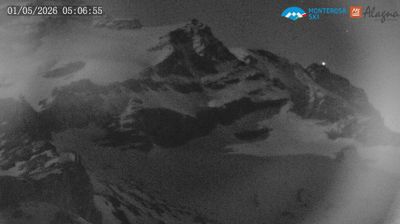 immagine della webcam nei dintorni di Cervinia Cime Bianche Laghi: webcam Passo dei Salati