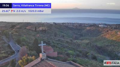 immagine della webcam nei dintorni di Messina: webcam Serro