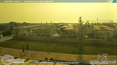 Preview delle webcam di Cervia: Hotel Centrale - Milano Marittima