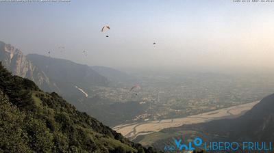 immagine della webcam nei dintorni di Sella Nevea: webcam Bordano
