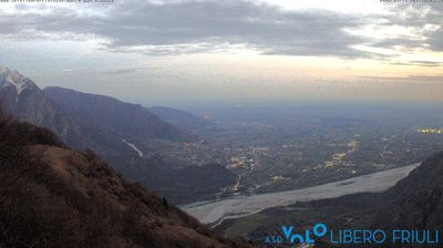 immagine della webcam nei dintorni di Sella Nevea: webcam Bordano