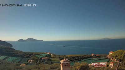 immagine della webcam nei dintorni di Sorrento: webcam Sant'Agata sui Due Golfi