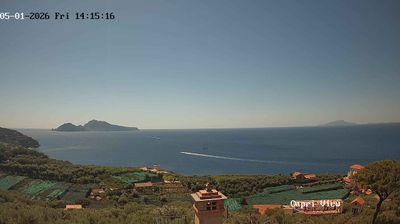 immagine della webcam nei dintorni di Capri: webcam Sant'Agata sui Due Golfi