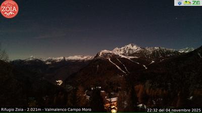 immagine della webcam nei dintorni di Val di Mello: webcam Lanzada