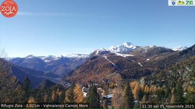 immagine della webcam nei dintorni di Chiesa in Valmalenco: webcam Lanzada