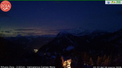 immagine della webcam nei dintorni di Carosello 3000: webcam Lanzada