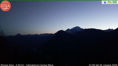 immagine della webcam nei dintorni di Chiesa in Valmalenco: webcam Lanzada